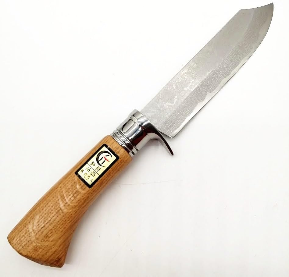 龍泉刃物 梵天雲龍 筋引 包丁 刃渡り27cm V 金10号 ニッケルダマスカス